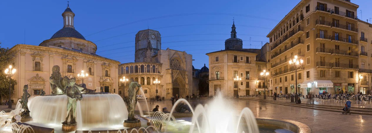 Historic Valencia At Night