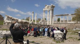 A Group At Pergamon Acropolis