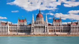 Hungarian Parliament BuildingHungarian Parliament buildings in brilliant sunshine